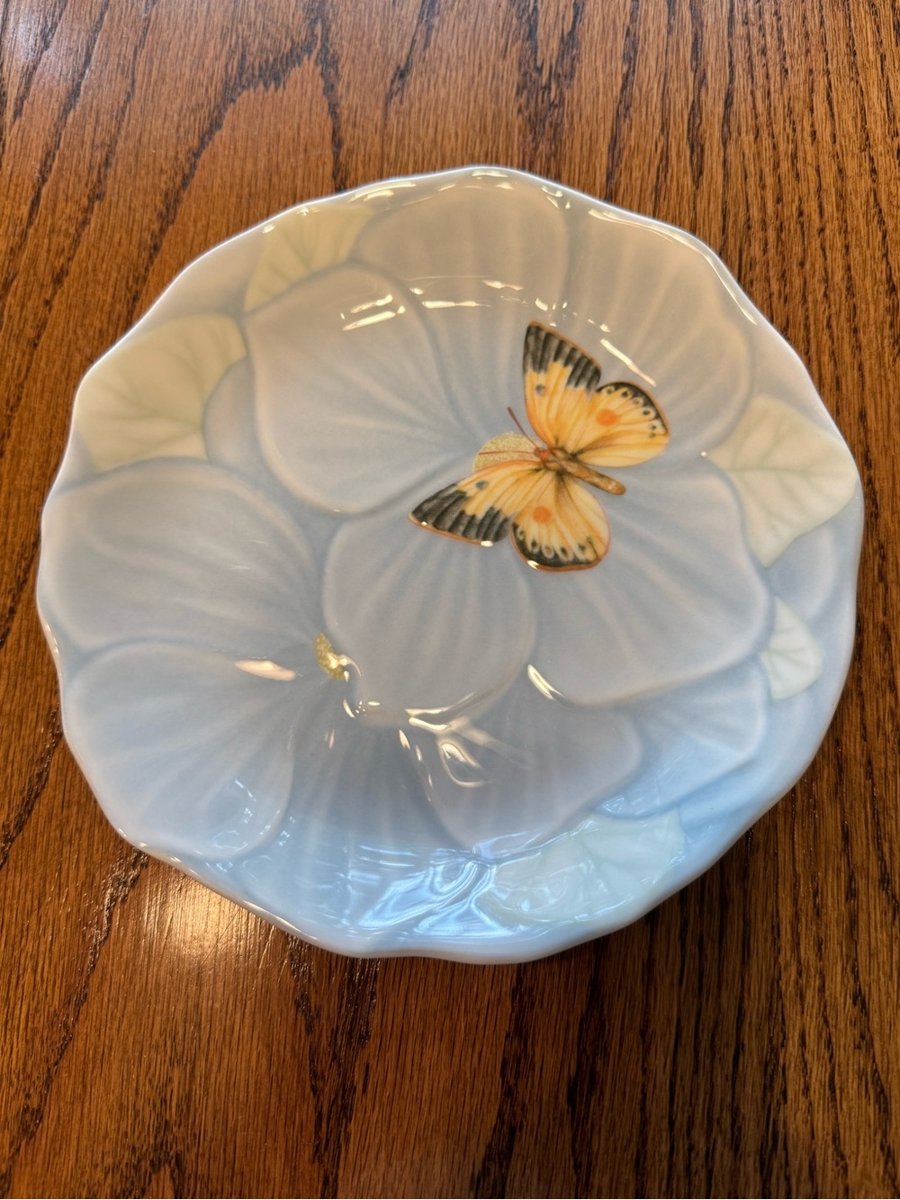 Lenox Butterfly Meadow Scalloped Canape Plate GUC